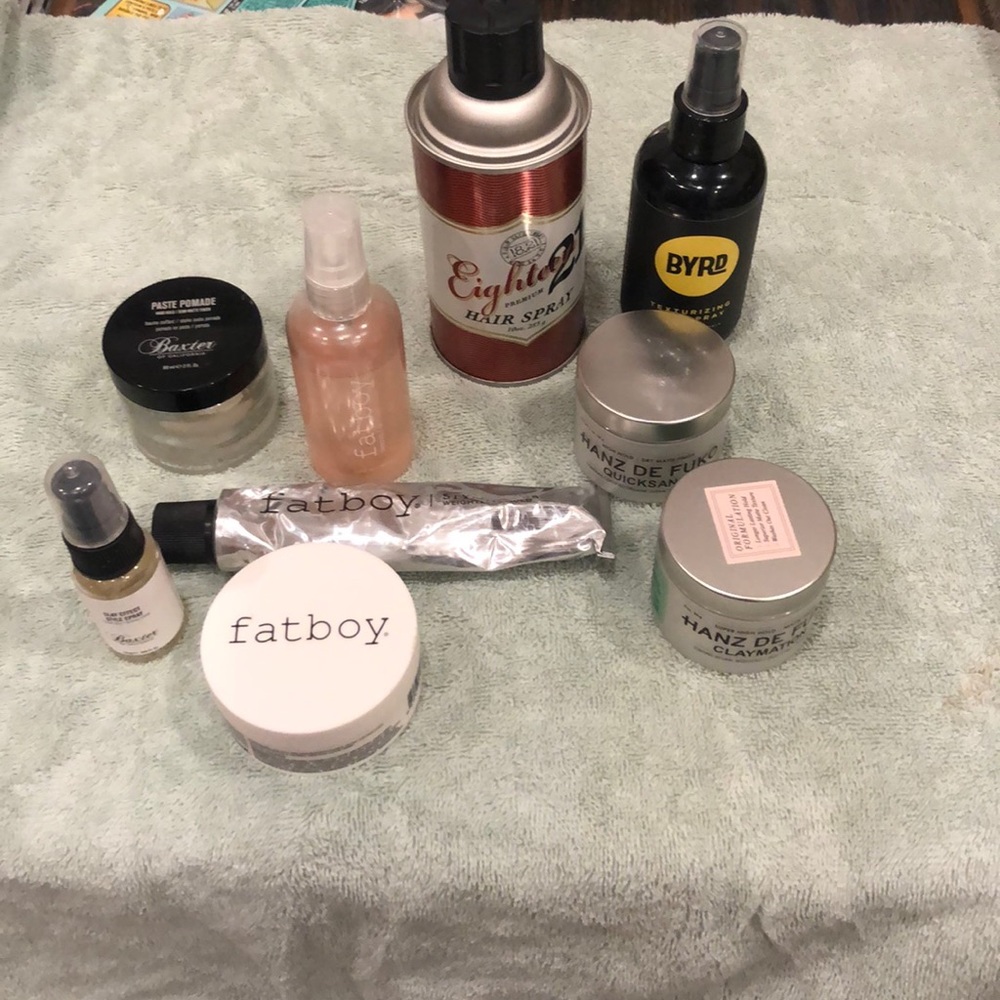 Men’s hair care BUNDLE!! Byrd, Baxter, Fatboy!!